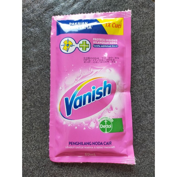 vanish sachet 60ml