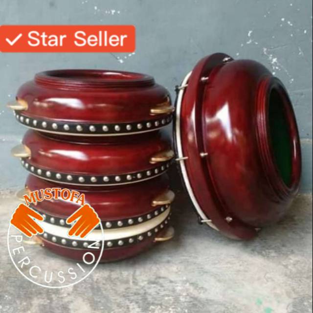 Rebana banjari super kualitas full set free ongkir