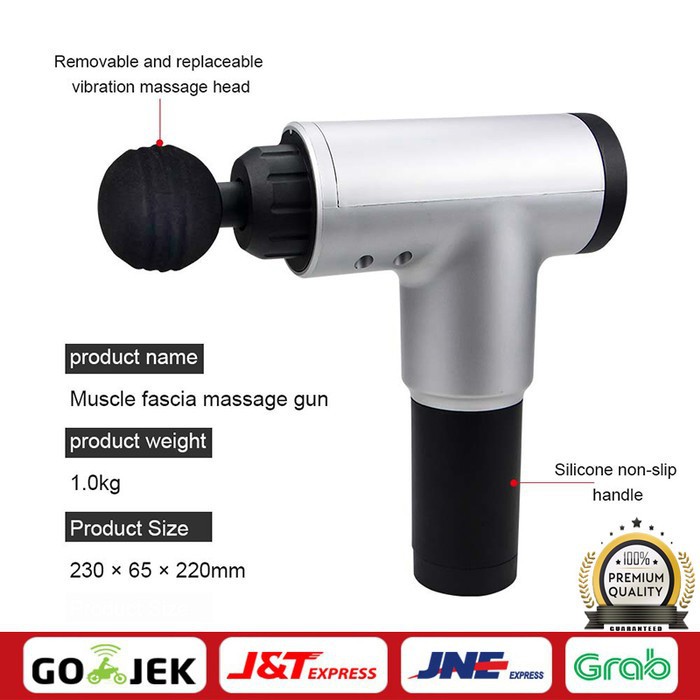 MASSAGE GUN DEEP TISSUE MUSCLE MASSAGER ALAT PIJAT GETAR