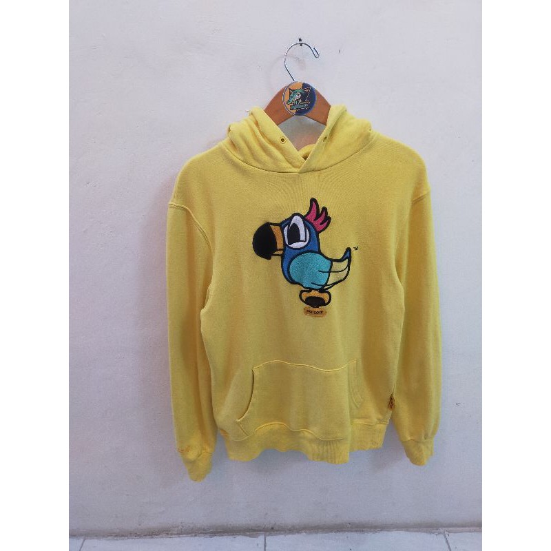 Hoodie pancoat pop bird kuning