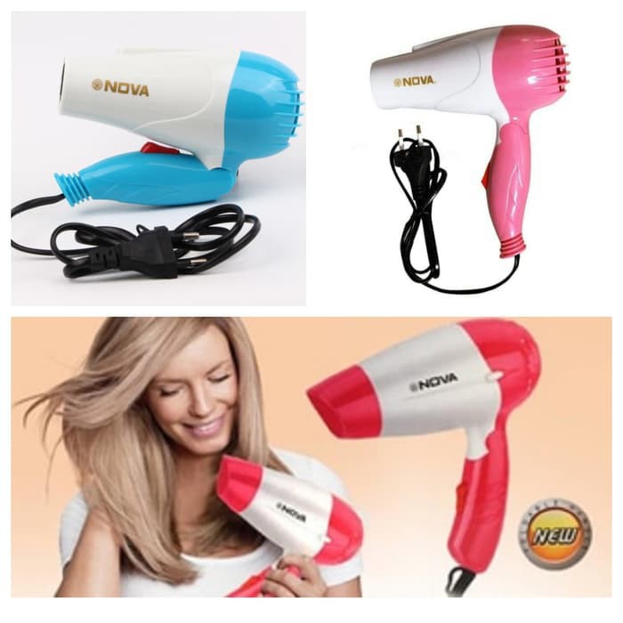 ✨LACIKOSME✨ HAIR DRYER NOVA 1290 FOLDABLE - PENGERING RAMBUT FOLDABLE 1000W