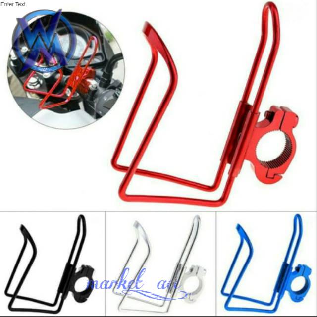 Dudukan Holder Breket Botol Minum Di Stang Motor Vixion Pcx Adv Verza Byson Tiger Cb250r Xride Dll