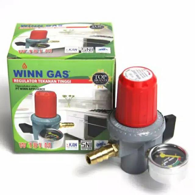 Winn Gas Kepala Regulator Gas Meter Tekanan Tinggi/ High Pressure  W181MHP