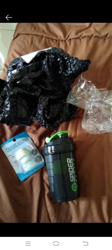 Botol Minum Shaker Spider - Botol Gym Fitness - Botol Pengocok Minuman 500ml