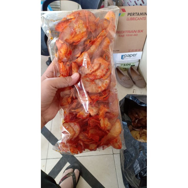 

Keripik ubi pedas