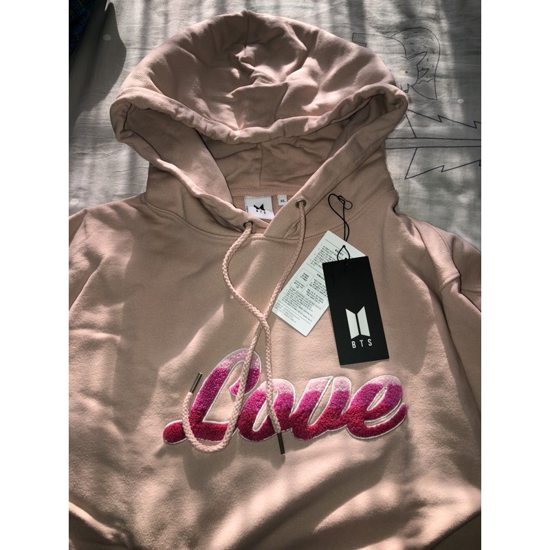 BOOKED BTS love yourself pop up store hoodie original PRELOVED