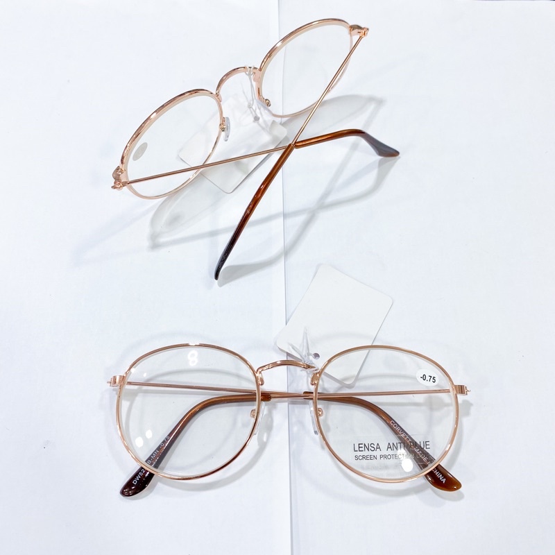 kacamata Minus - Min Anti Blueray Radiasi import modis mudah dibawa ringan Rabun jauh bening lensa t