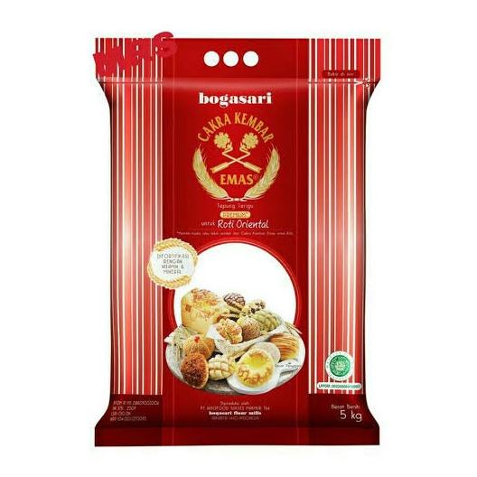 

[COD] TEPUNG CAKRA KEMBAR EMAS ORIENTAL 5 KG [COD]