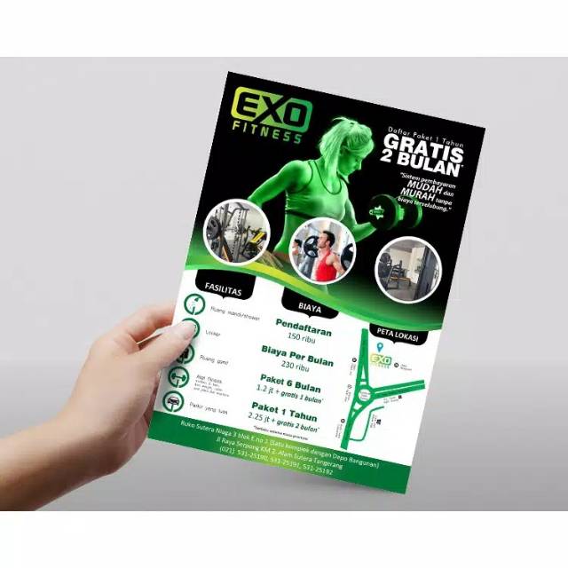 CETAK BROSUR/PAMFLET/FLYER (A7, A6, A5, A4)