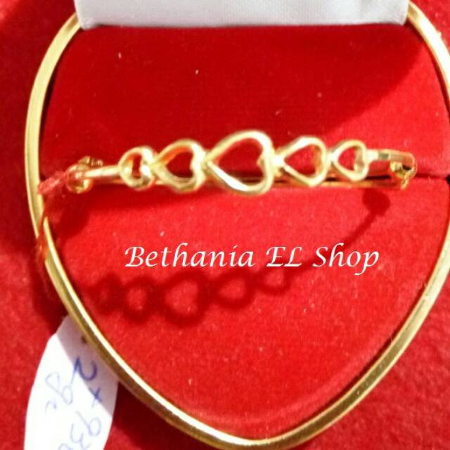 Gelang Bayi Model GB-04 Emas 70% asli