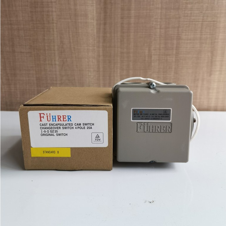 Fuhrer Cam Switch Handle Genset Switch 4P 25A GZ25