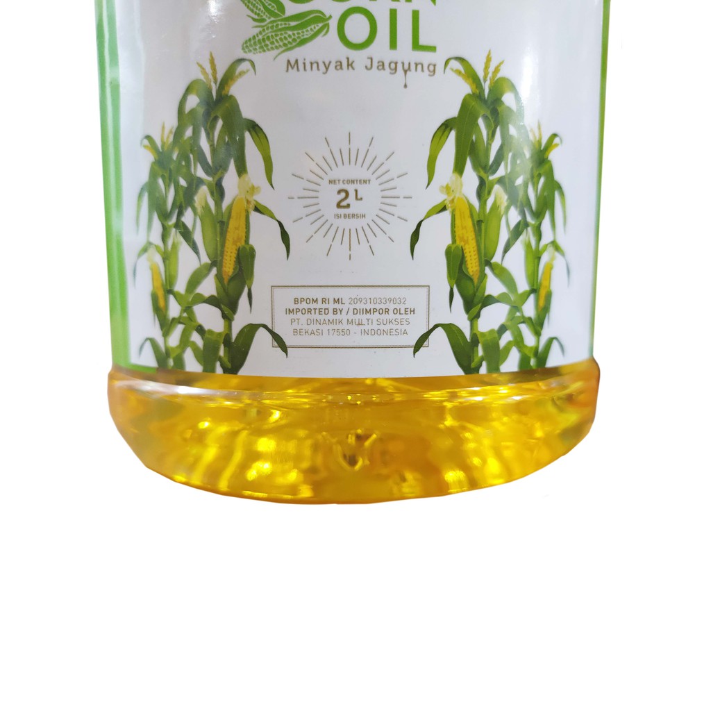 CORN OIL LILY FLOWER 2 LTR - MINYAK JAGUNG LILY FLOWER SEHAT HALAL