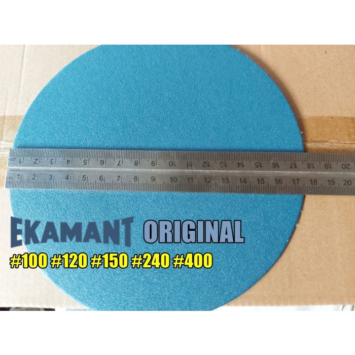 Amplas bulat 7" EKAMANT Original Amplas tempel Lapis Velcro 7 inch