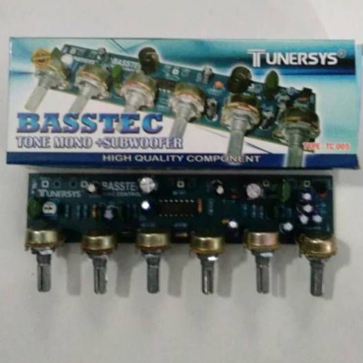 Tone Control basstec Mono Plus Subwoofer dan Middle ..
