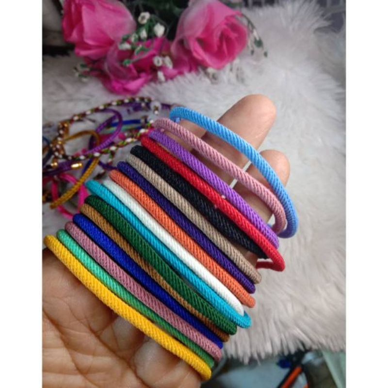 (TERLARIS)Gelang Tali Bulat Serut Hongkong