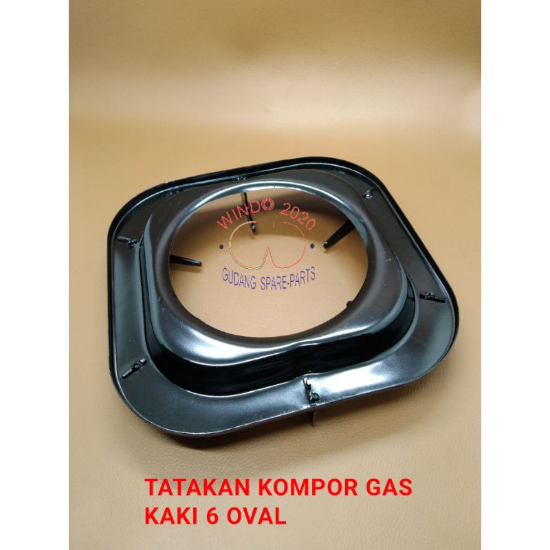 TATAKAN KOMPOR GAS RINNAI KAKI 6 | DUDUKAN / NAMPAN TEBAL RI 522C, RI 522 CE, RI 522 E, RI 602 E