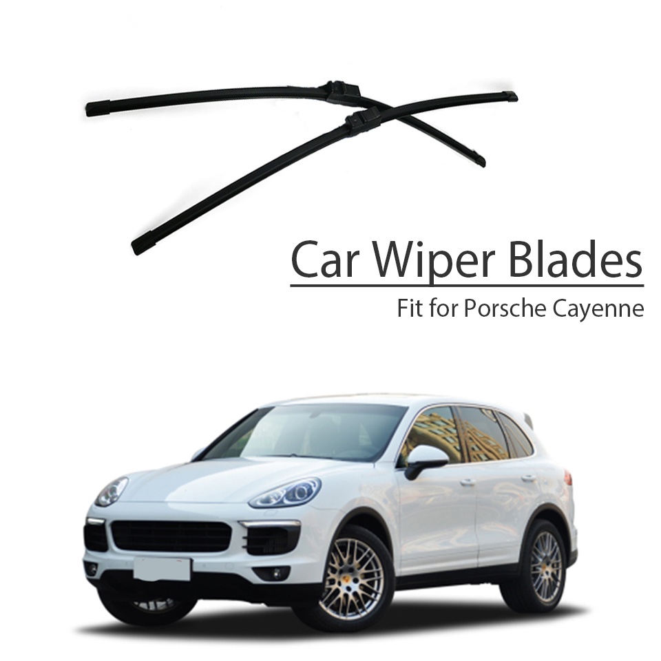 1 Set Karet Wiper Kaca Depan Mobil Untuk Porsche Cayenne 2002-2017