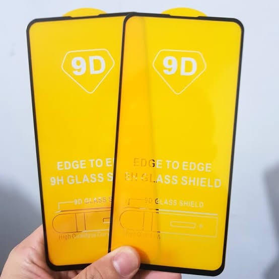 Tempered glass full VIVO V15 - HD/6D/9D/11D list warna hitam