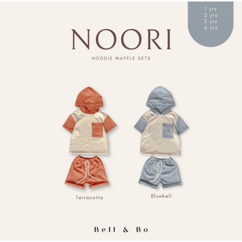 Noori Set Bell &amp;Bo / Setelan Anak Unisex