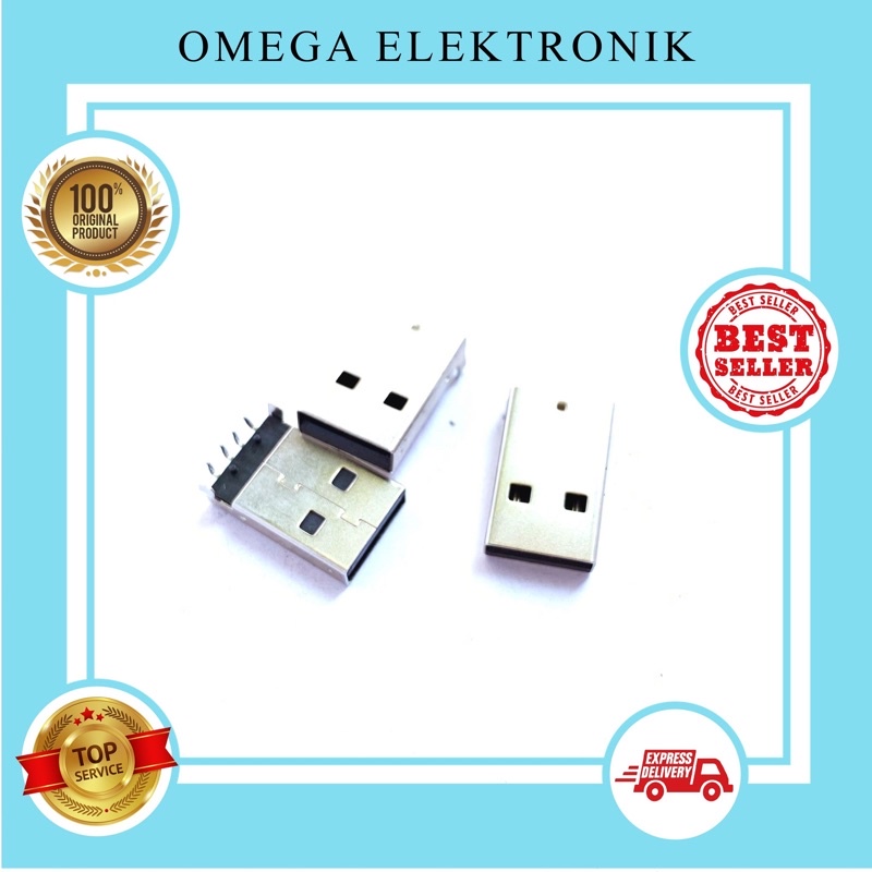 Jack USB Male/Kepala USB Male