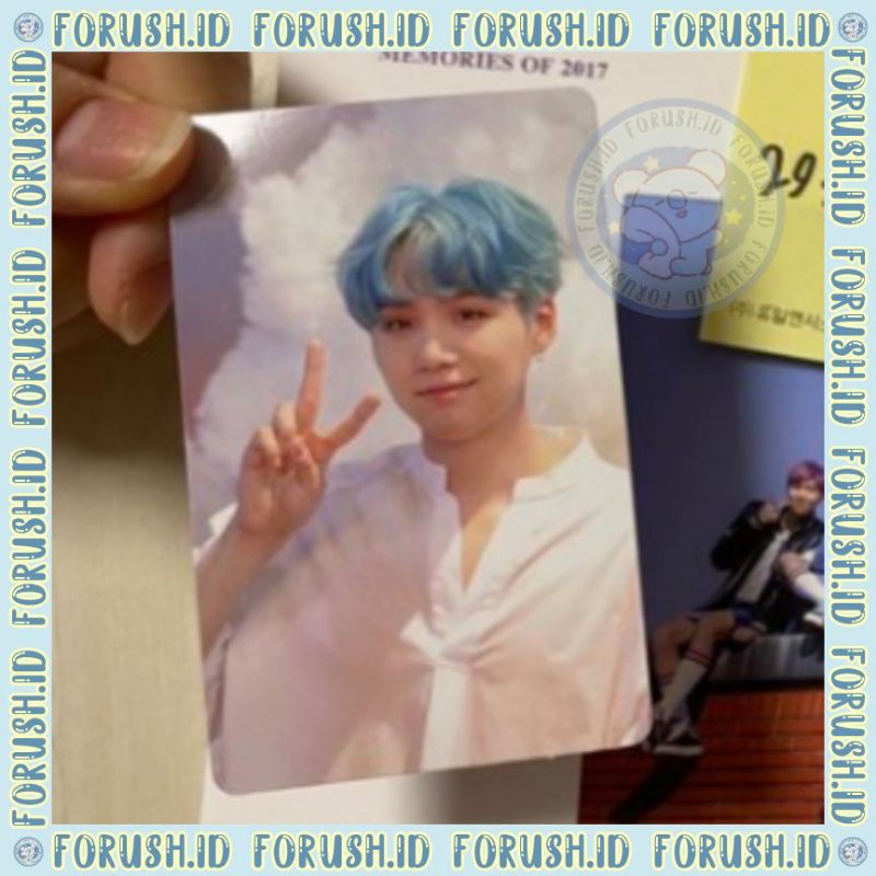 BTS Photocard SUGA Memories 2017