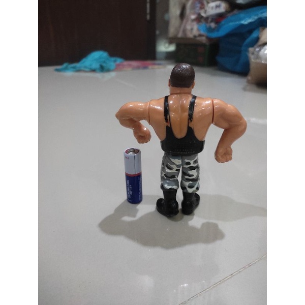 figure vintage catcheur luke bushwackers wwe wwf hasbro 1991 titan sport