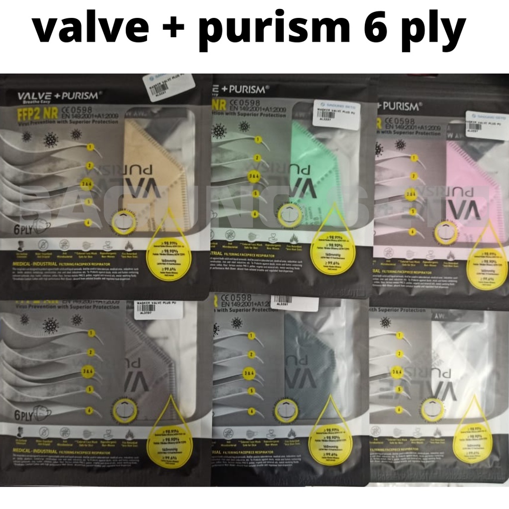 MASKER VALVE PLUS PURISM 6 PLY