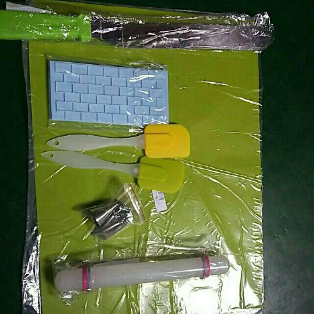 Sendok Spatula Perata Dengan Bahan Silikon Untuk Kue / Fondant