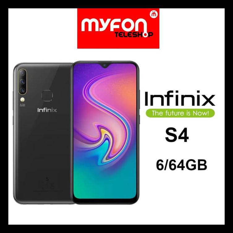Infinix S4 6/64GB Ram 6GB - Hitam SpaceGray TERMURAH