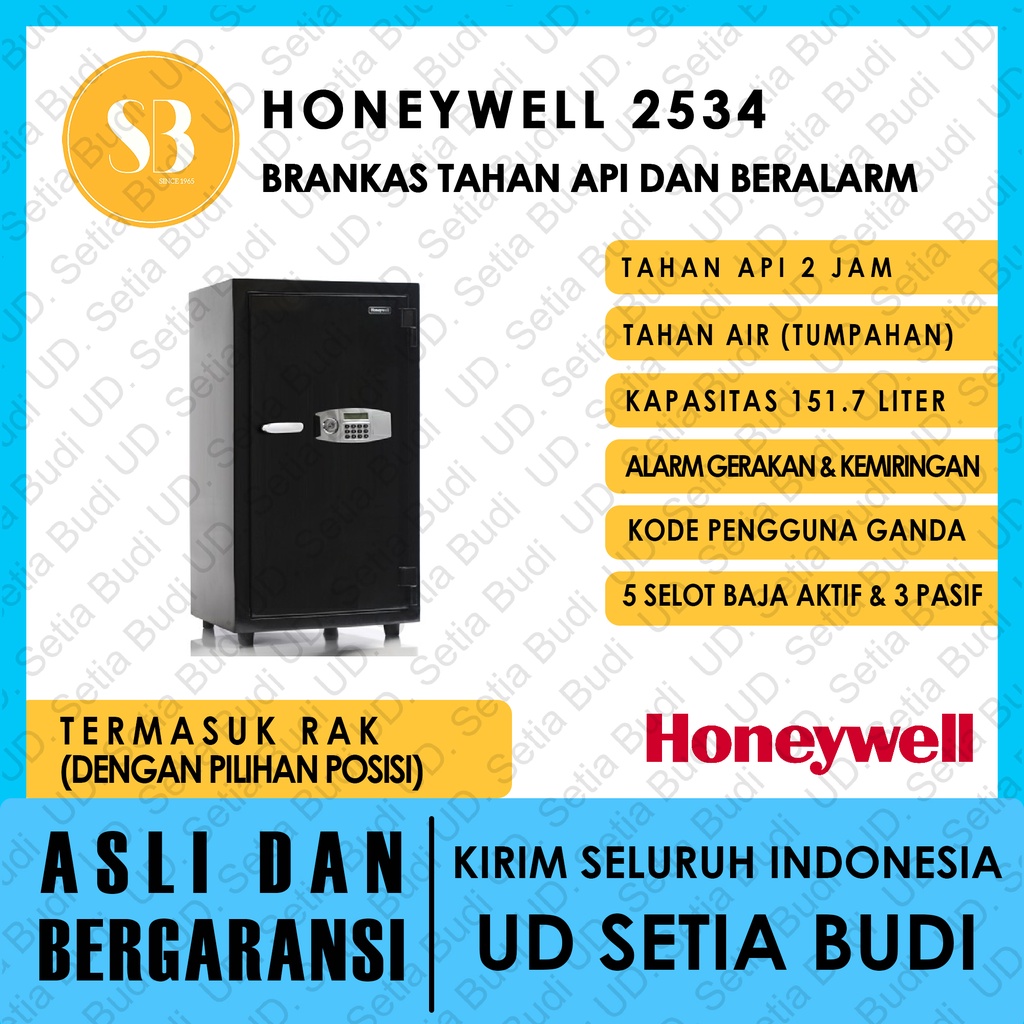 Brankas Honeywell 2534 Asli dan Bergaransi