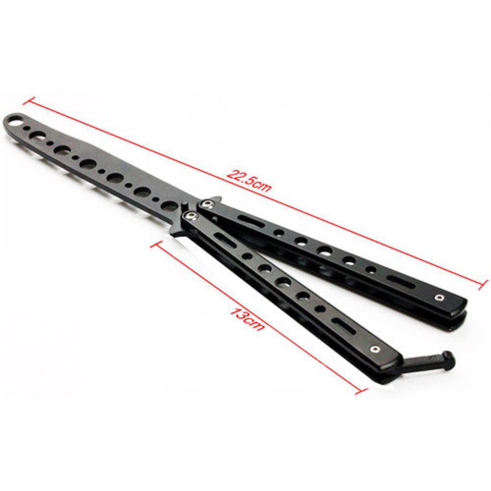 Jual Pisau Lipat Balisong Trainer Knife Tidak Tajam Diskon