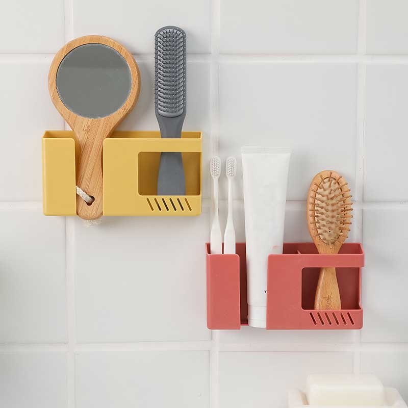 Multifunction Wall  Rack Hanger/ Bathroom Wall Mounted Nail-Free Space Saving Storage Rack