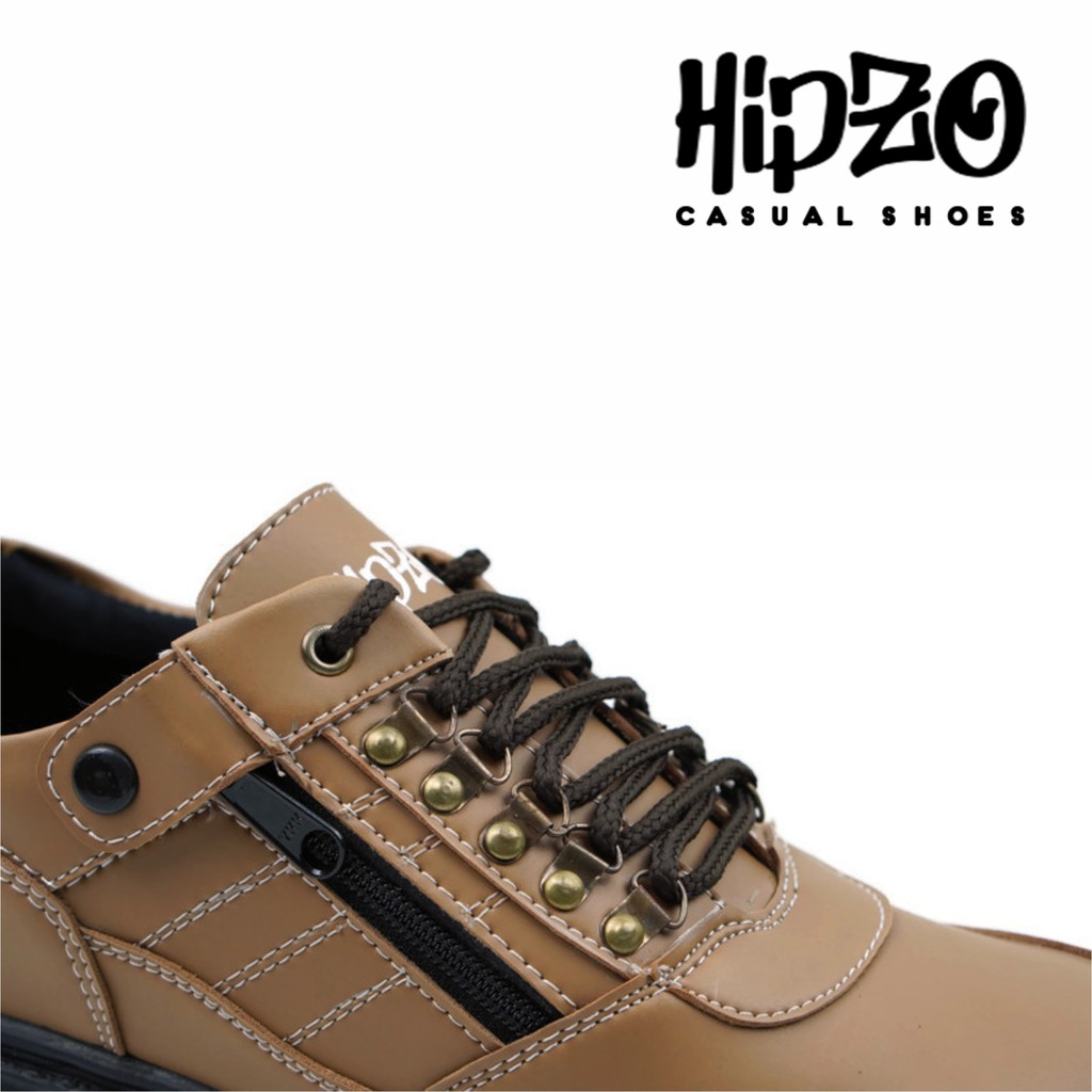 Sepatu Pria Safety Ujung Besi Hipzo M041 Original 100% Untuk Pria Kerja Proyek Image 6