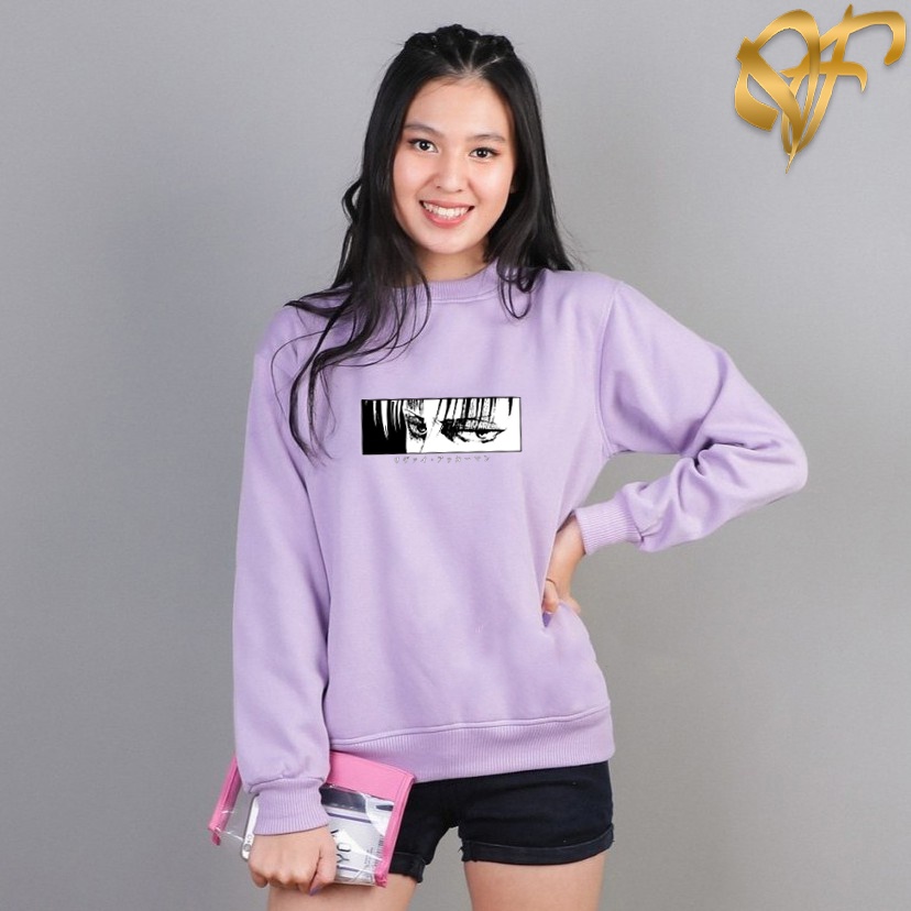 Sweater Levi Aesthetic Pria &amp; Wanita | Sweater Korea Style Fleece Cotton | Dhea Fashion