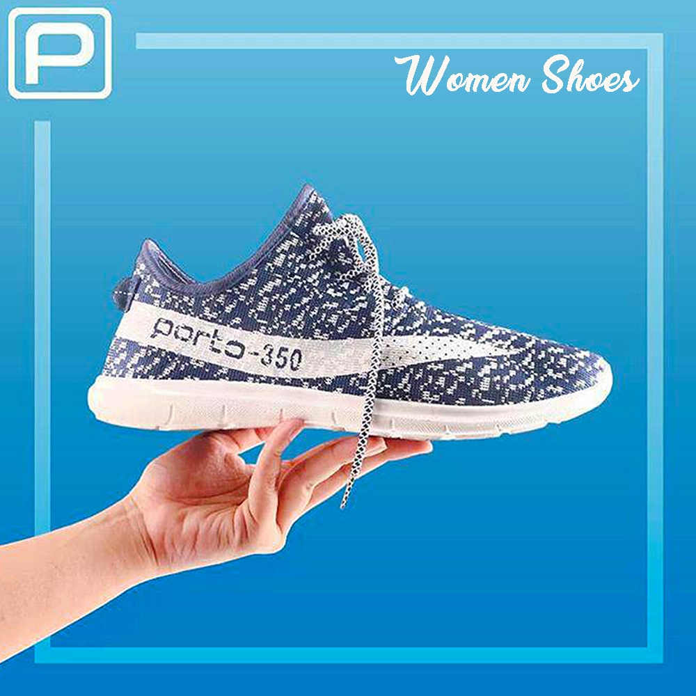 Porto Sepatu Sneakers Wanita AA001L Random Warna Size 36-39