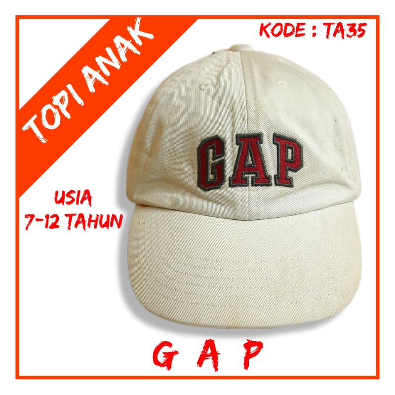 topi anak baseball GAP preloved ta35