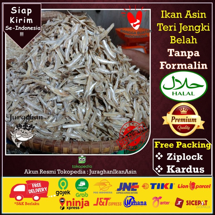 

Ikan Asin Teri Jengki Belah Kering TerEnak di Tangerang