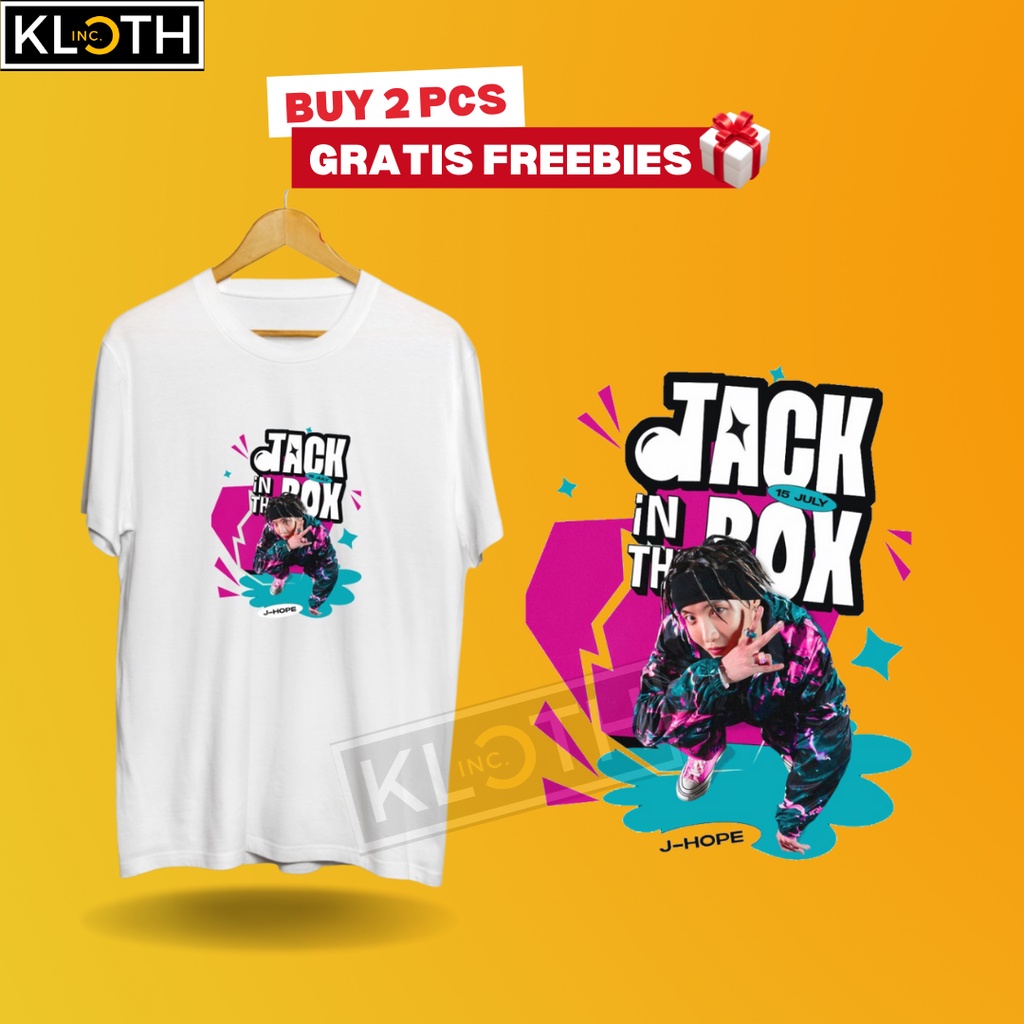 [BTS] Kaos BTS J-HOPE Jack in The Box Cotton 24s Premium Bisa Upgrade Lengan Panjang