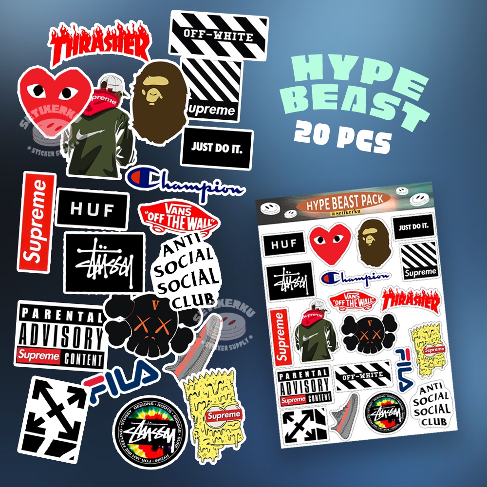 

Hype Beast Sticker Pack A6 (20pcs)