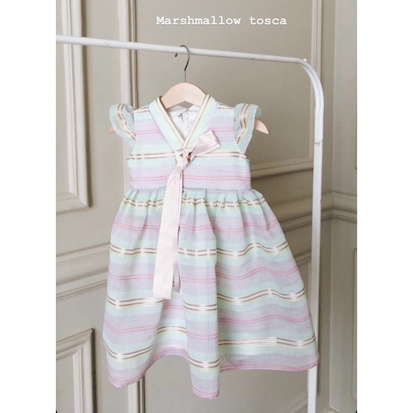 [Preloved] Kakapo Marshmallow Tosca CNY Dress size 12-18 months