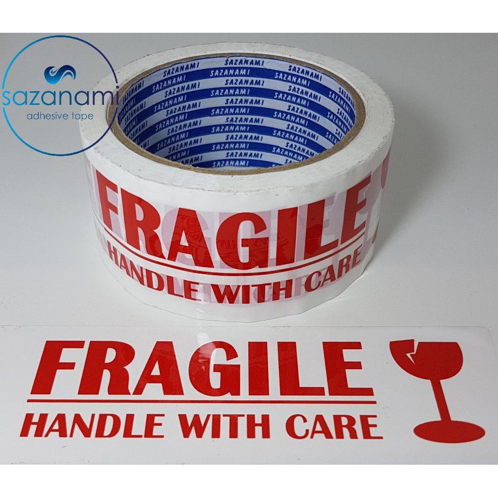 LAKBAN FRAGILE PUTIH TEBAL 2&quot; 50MTR 72 YRD