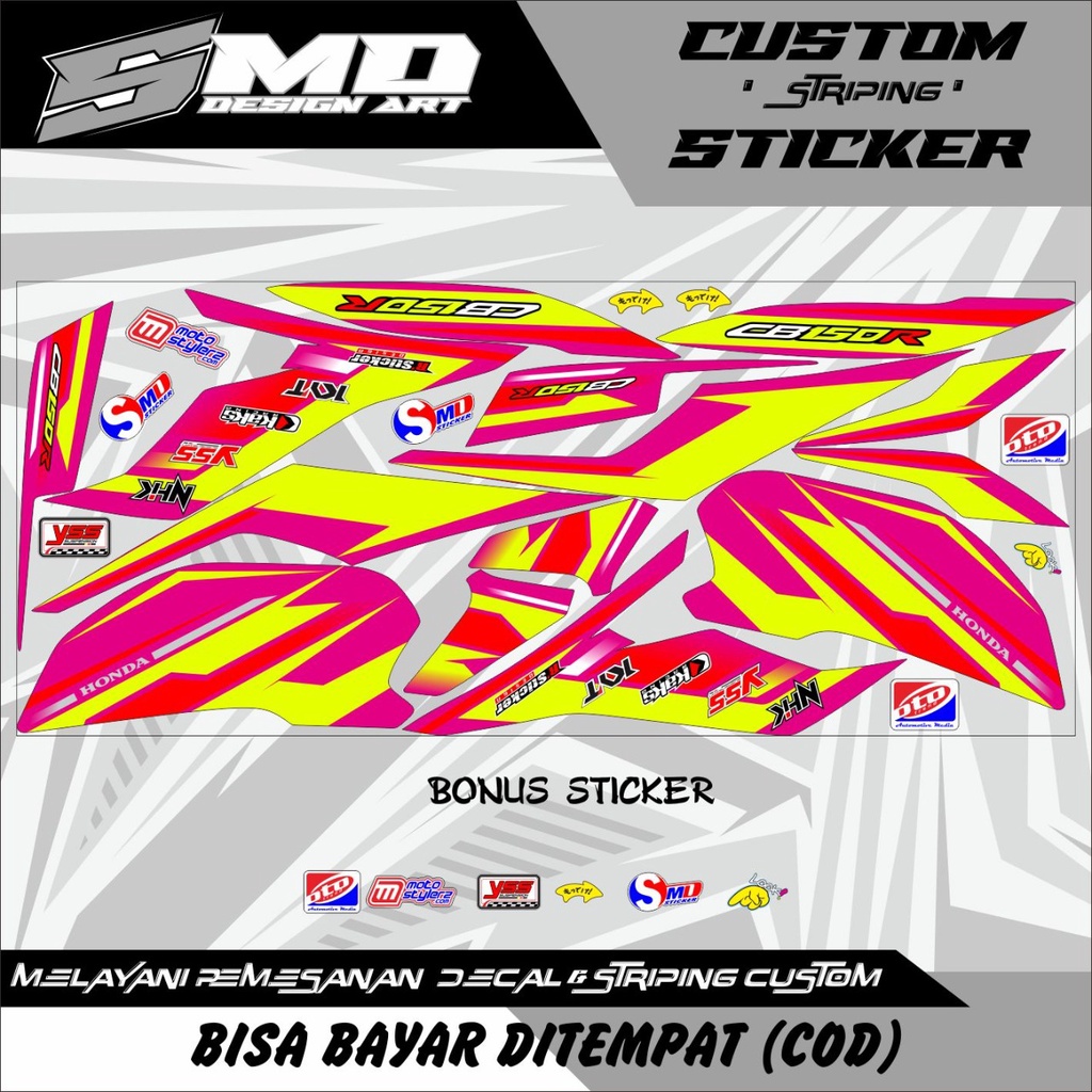 STRIPING VARIASI MOTOR HONDA CB 150R G3