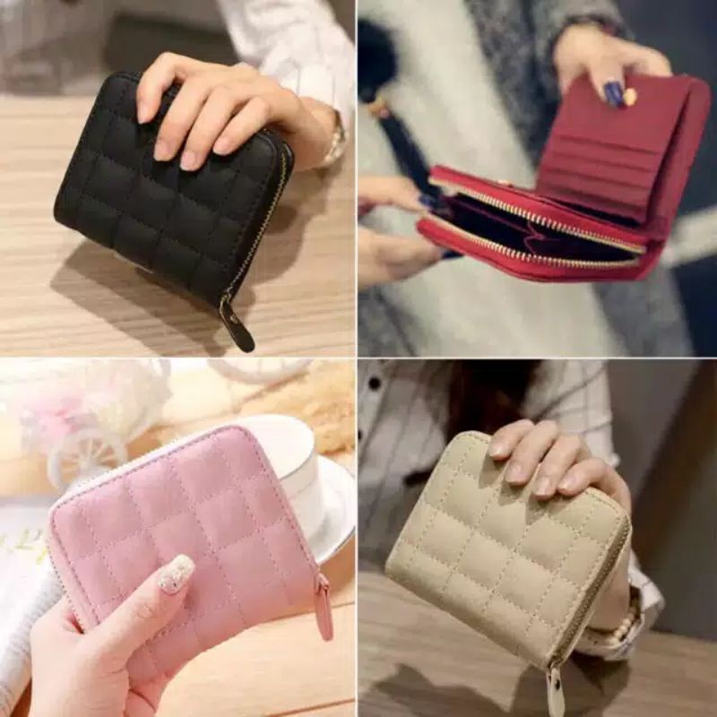 Dompet Lipat Wanita Dompet Mini Kekinian Fashion Korea Terlaris