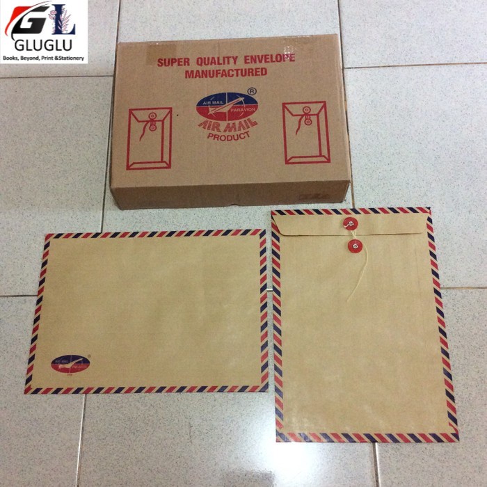 

Amplop Coklat Folio Air Mail 310 Tali (50 lembar ) - Executive