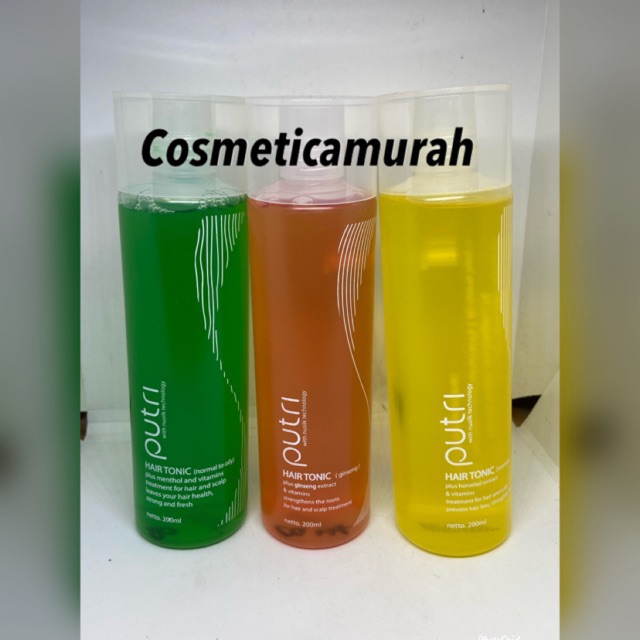 LENGKAP VARIANT // Hair tonic putri original / ada 3 variant / hair tonic best seller putri