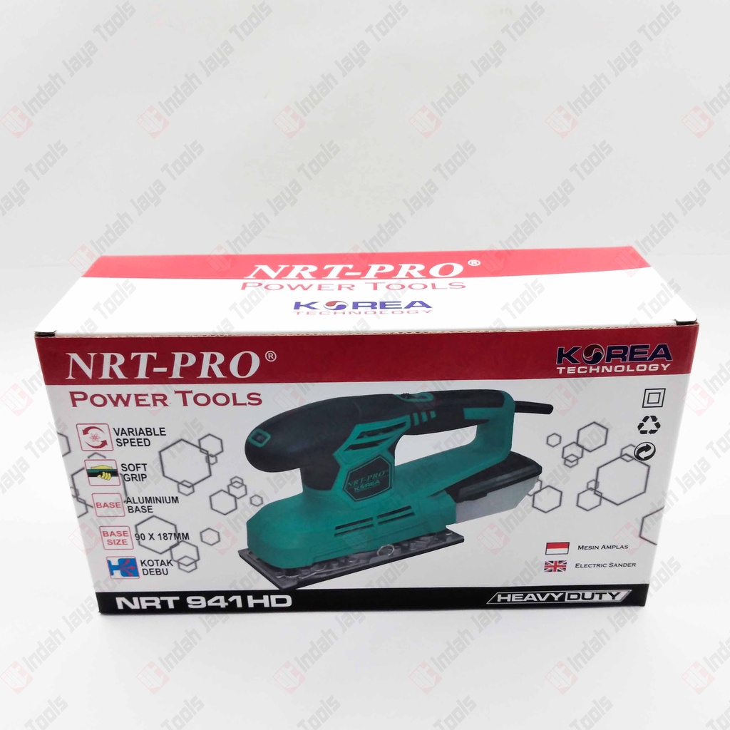 NRT-PRO 941 HD Mesin Amplas Panjang Sander VARIABLE SPEED - Sheet Sander Orbital 941hd