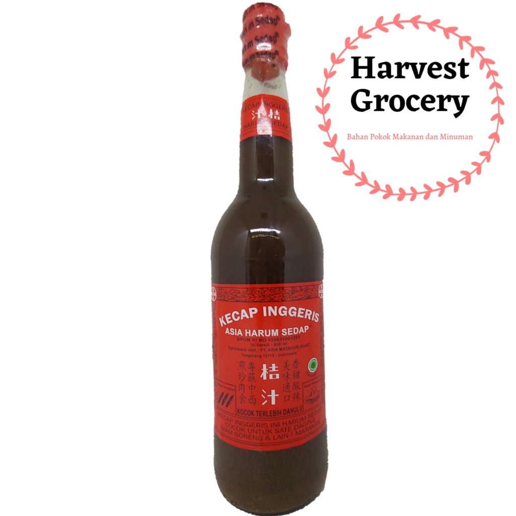 

Kecap Inggeris / Inggris Asia Harum Sedap 620ML