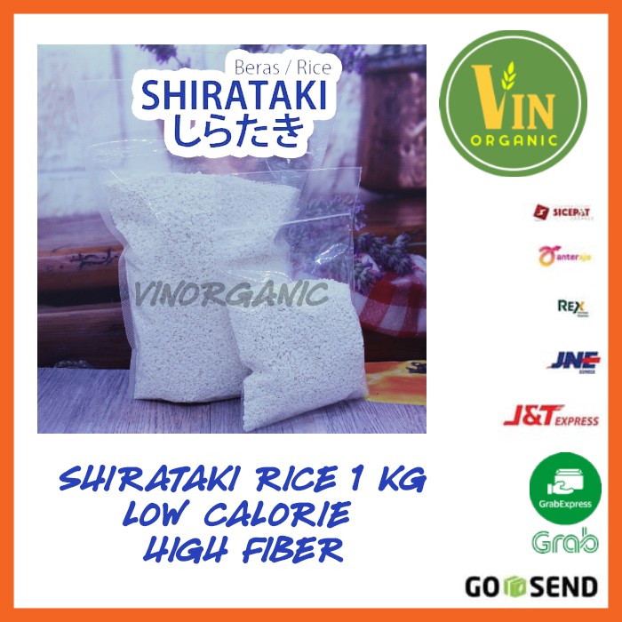 

Beras Shirataki Konyaku Rice / Rendah Kalori / 1 KG