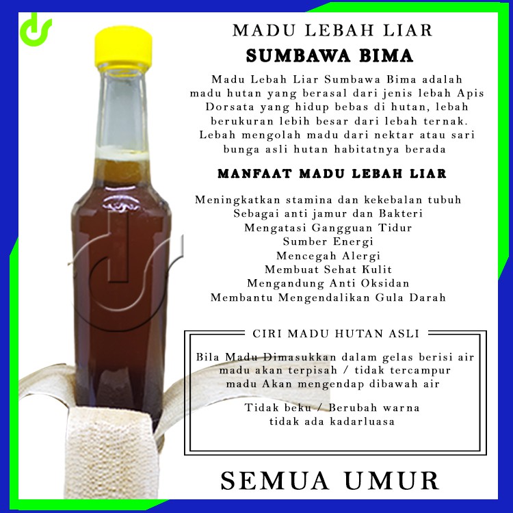 Madu Sumbawa Murni Murah Madu Sumbawa Bima Asli Madu Diet Diet Detox Madu Liar Sumbawa Asli 100 Indonesia