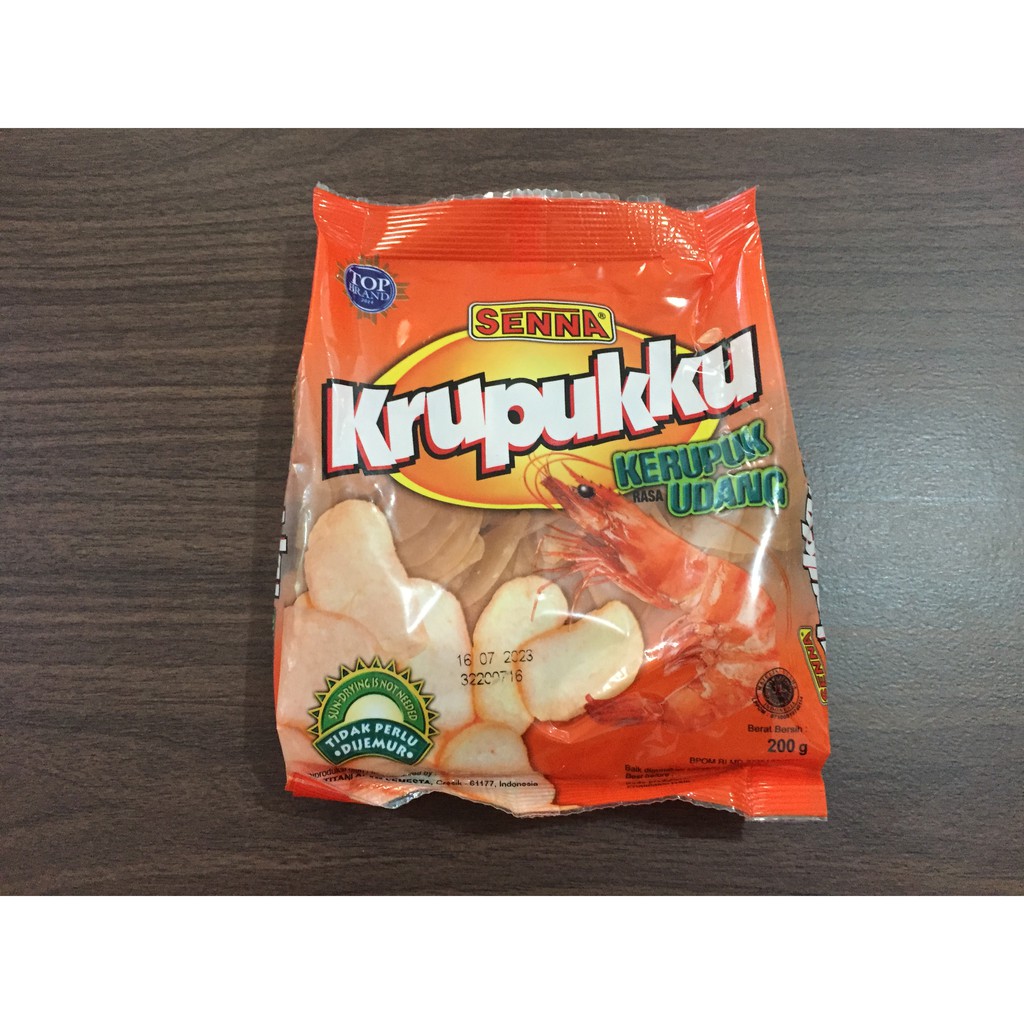 

Senna Krupukku Kerupuk Rasa Udang Kemasan 200gr